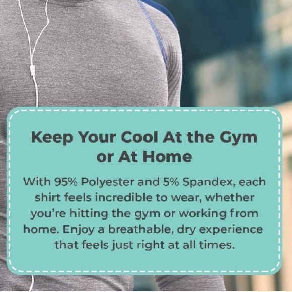 4 pack! Drifit Mens Long Sleeve Shirts Small - Picture 3 of 3